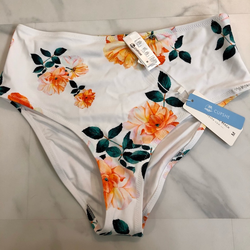 Cupshe floral swimsuit bottom